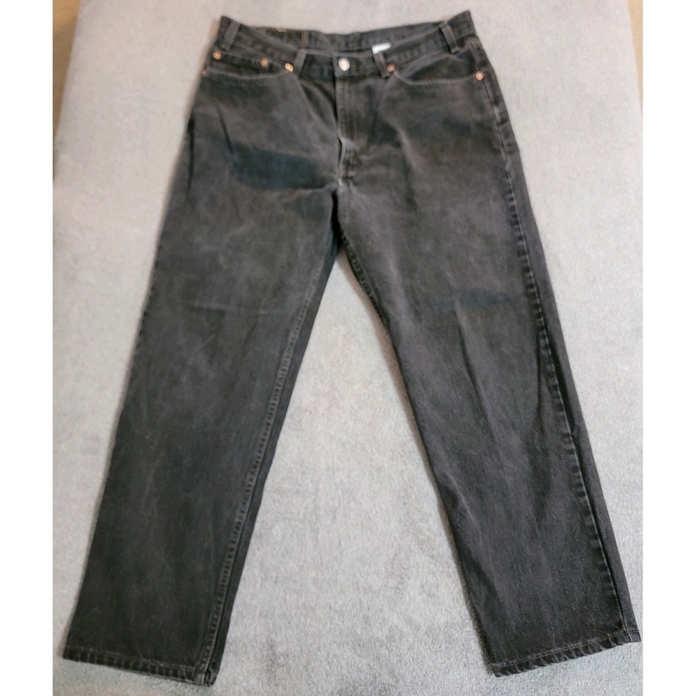Vtg 90's Y2k 550 Relaxed Fit Jeans Made In USA Black Size 38x30